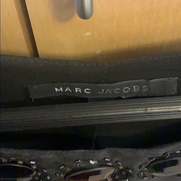 100% Silk Marc Jacob Rose Crystal Dress Large - Picture 5 of 5